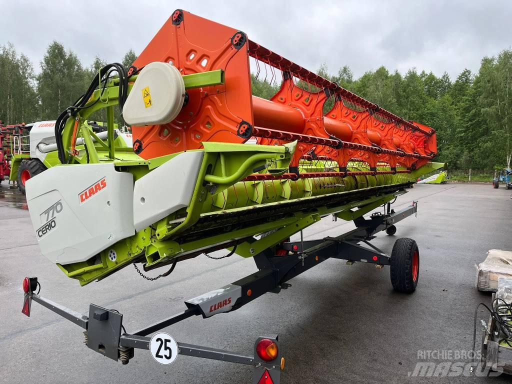 CLAAS CERIO 770 Kombajnové hlavice