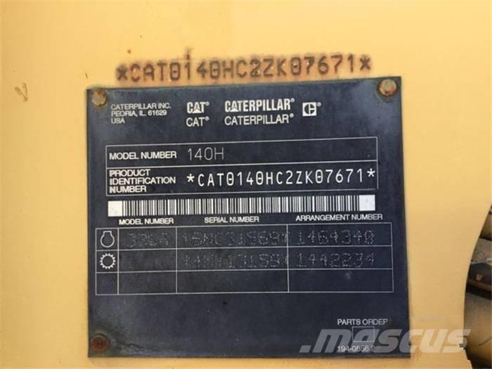 CAT 140 H Grejdry