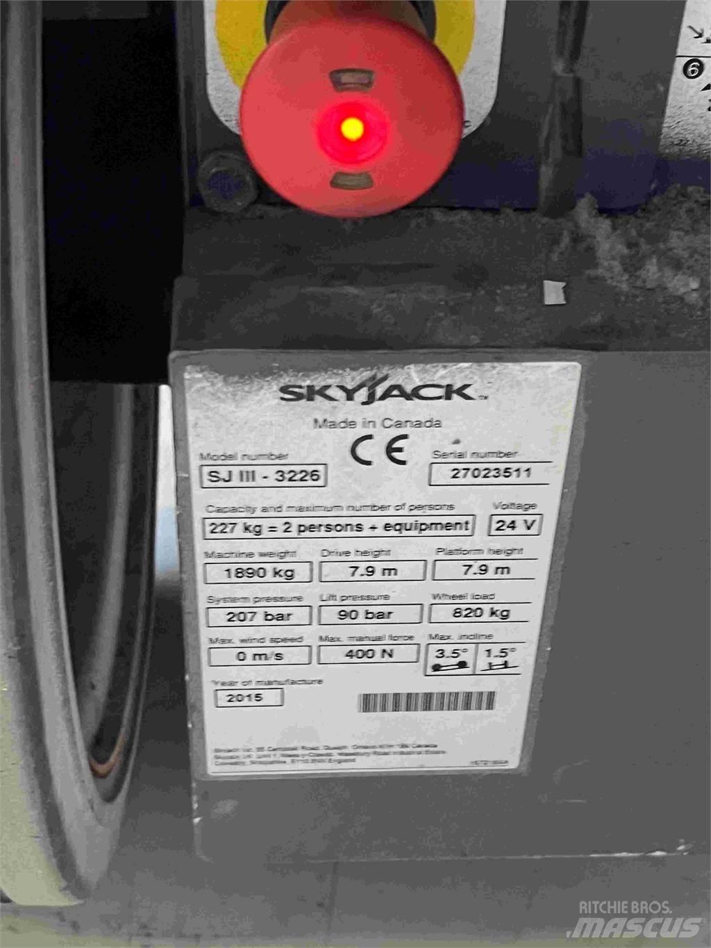 SkyJack SJ3226 Nůžková zvedací plošina
