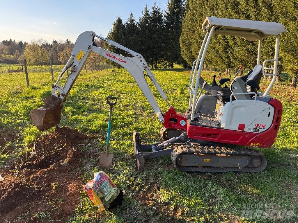 Takeuchi TB 216 Mini rýpadla < 7t