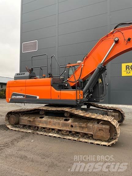 Doosan DX255-LC-5 Pásová rýpadla