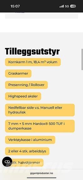 Gigant Gd150 Přívěsy pro různé účely