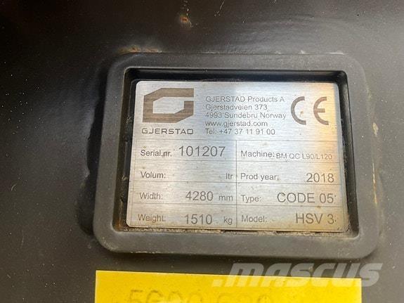 Gjerstad 420 GSV3 Sněžné pluhy, přední sněhové radlice