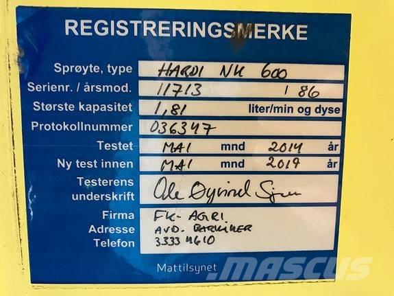 Hardi NK 600/8 Samohybné postřikovače