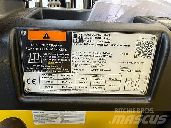 Hyster J2,0XNT Dieselové vozíky