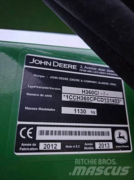 John Deere H360C Další