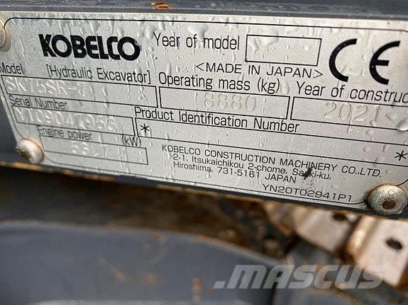 Kobelco SK75SR-7 Pásová rýpadla