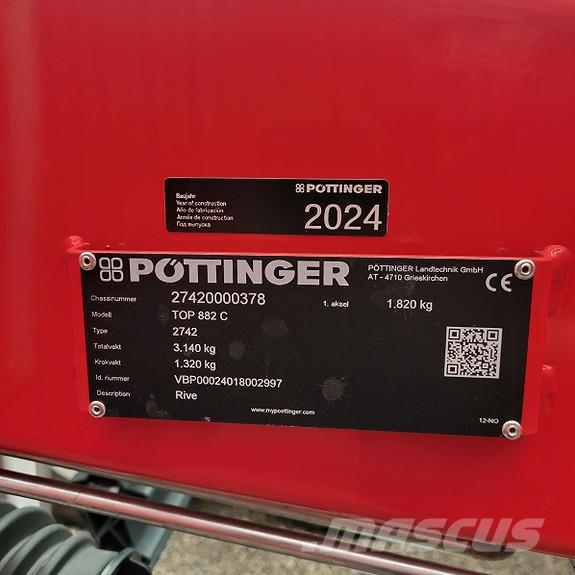 Pöttinger TOP 882C Řádkovače