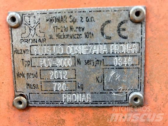 Pronar PUV-3000 Sněžné pluhy, přední sněhové radlice