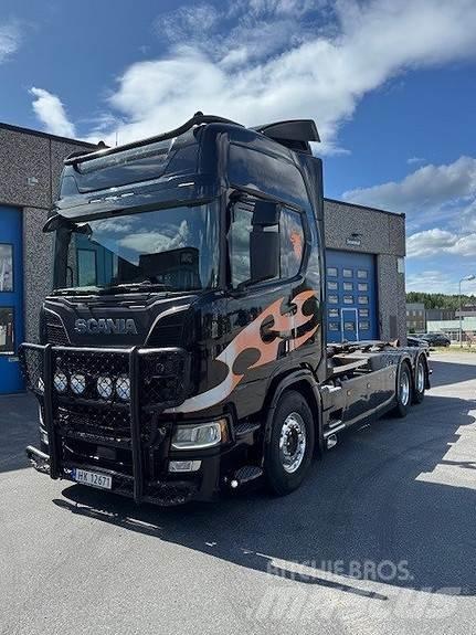 Scania R580LB6X4Nb Lanový nosič kontejnerů