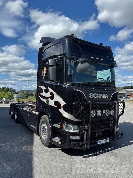 Scania R580LB6X4Nb Lanový nosič kontejnerů