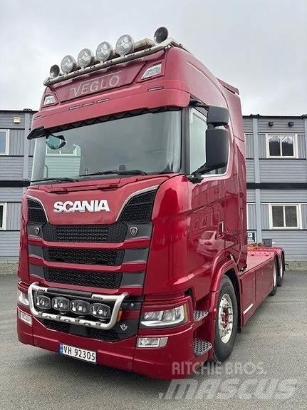Scania S 580 Lanový nosič kontejnerů