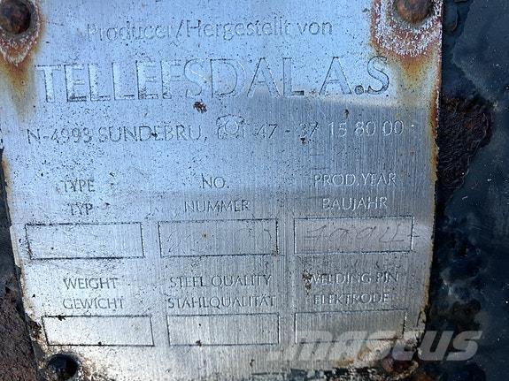 Tellefsdal K3000P Sněžné pluhy, přední sněhové radlice