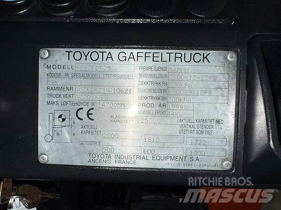 Toyota 62-FDF25 Dieselové vozíky