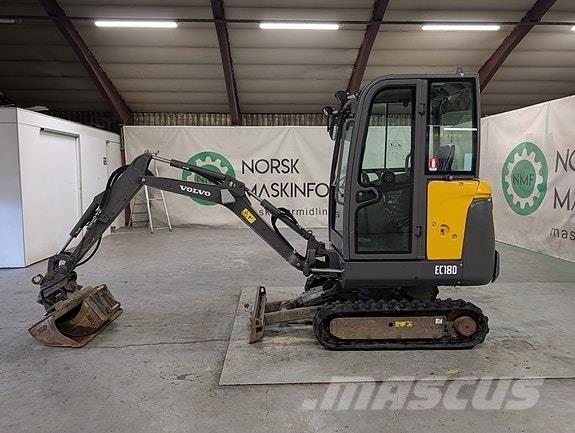 Volvo ECR18D Mini rýpadla < 7t