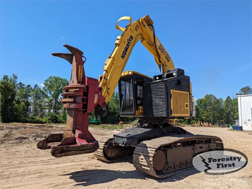 Komatsu XT445L-3 Kácecí harvestory