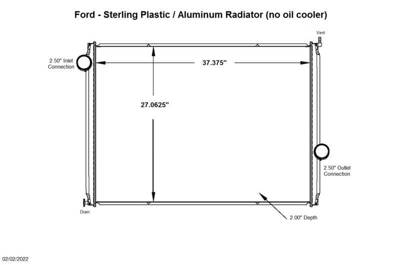Ford L9000 Radiátory
