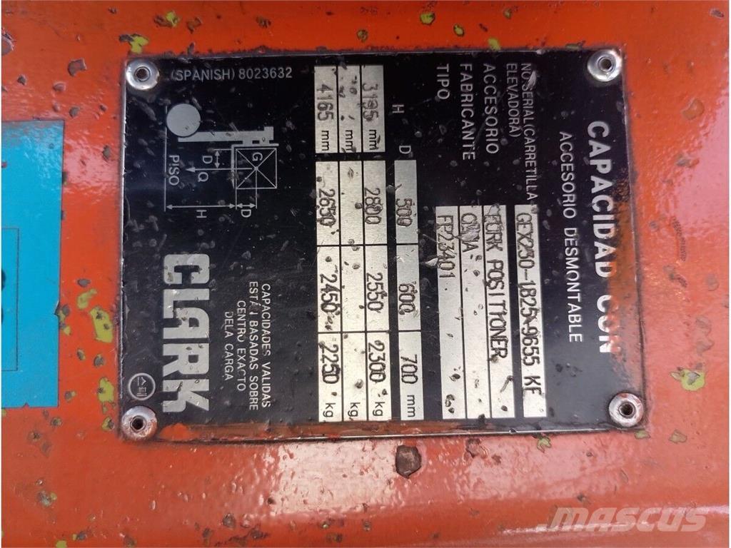 Clark GEX30 Manipulace s materiálem – ostatní