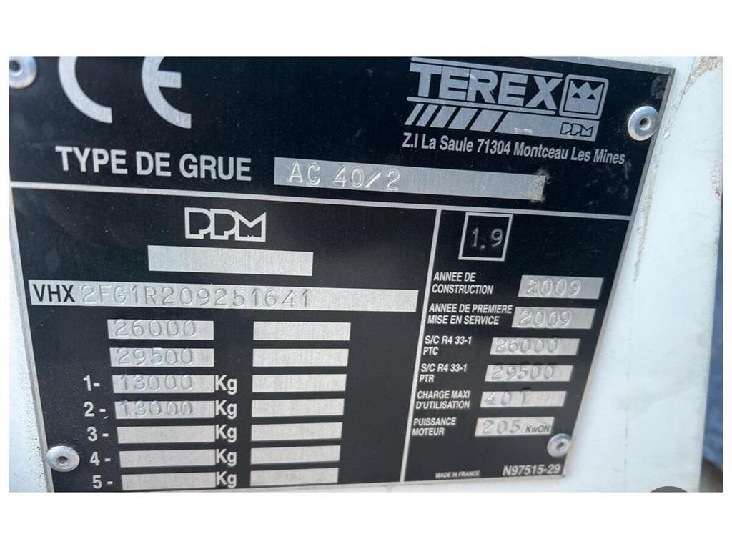 Terex AC40 Univerzální terénní jeřáby