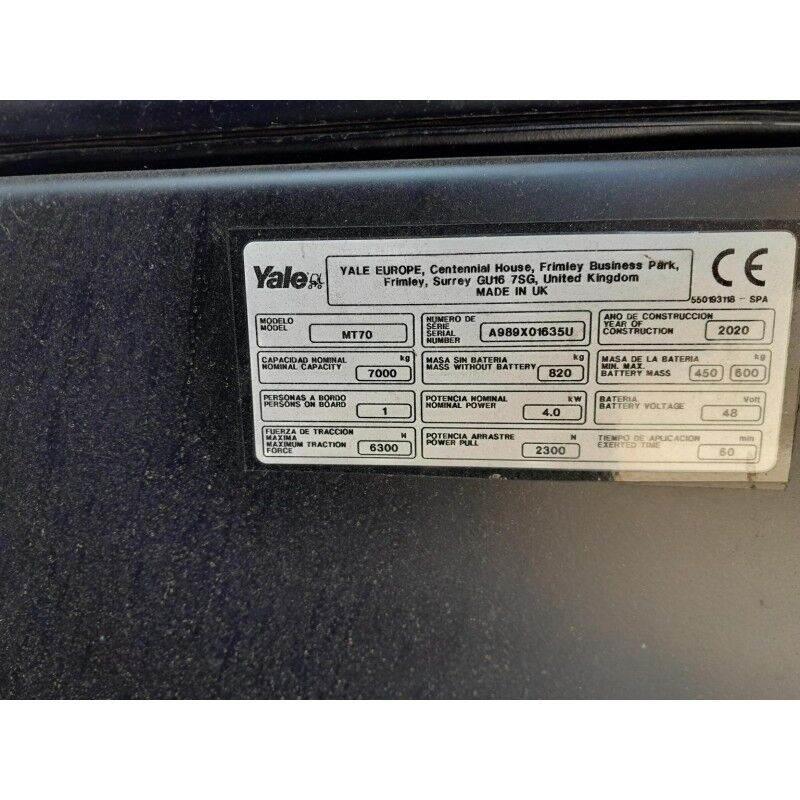 Yale MT70 Vlečné vozíky
