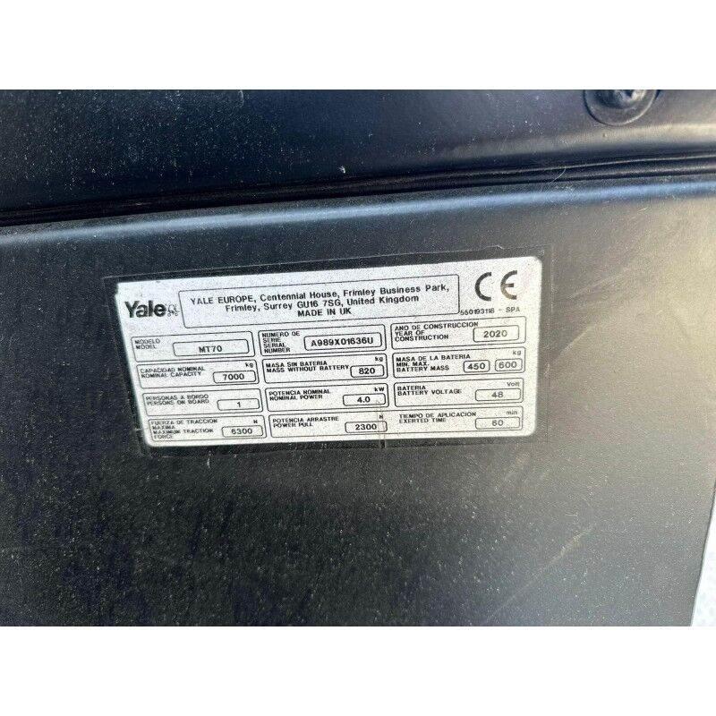 Yale MT70 Vlečné vozíky