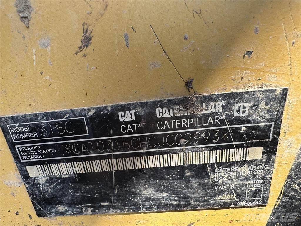 CAT 315C Pásová rýpadla