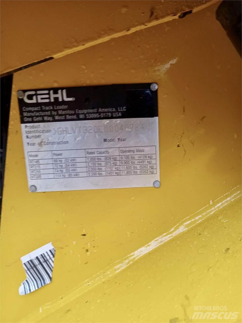 Gehl VT320 Smykem řízené nakladače
