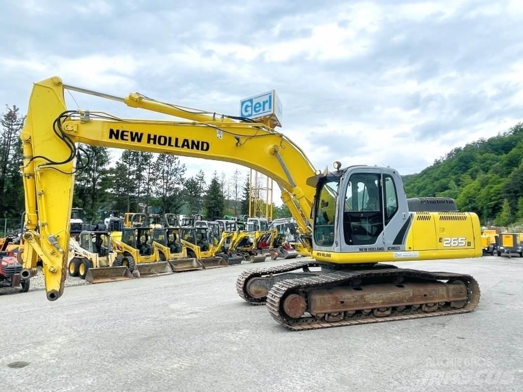 Kobelco - New Holland E265B Pásová rýpadla