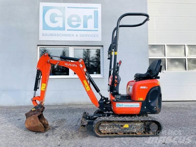 Kubota K008-3 Mini rýpadla < 7t