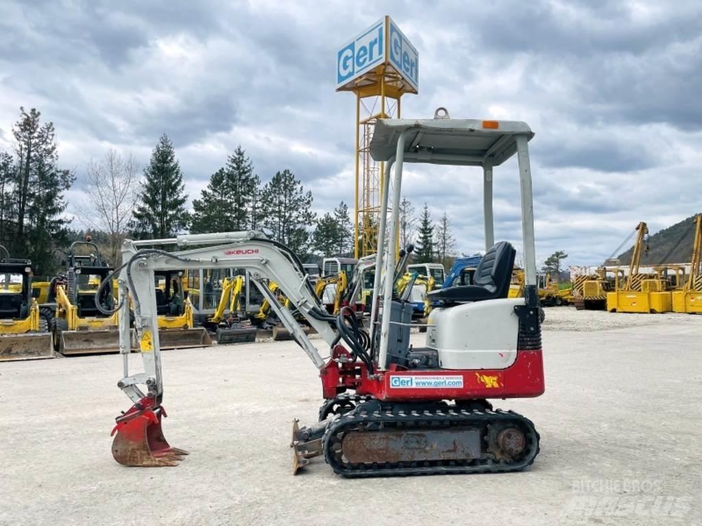 Takeuchi TB108 Mini rýpadla < 7t