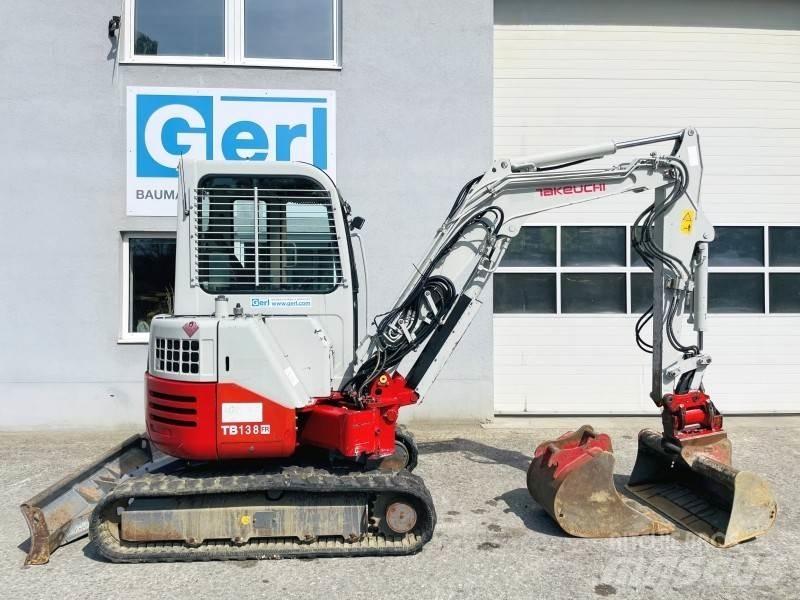 Takeuchi TB138FR Mini rýpadla < 7t