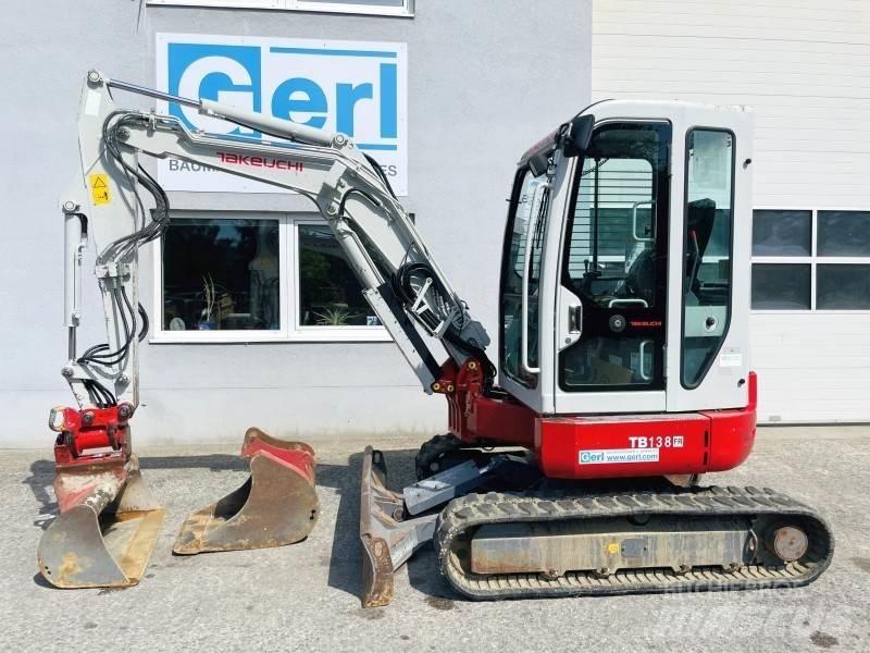 Takeuchi TB138FR Mini rýpadla < 7t
