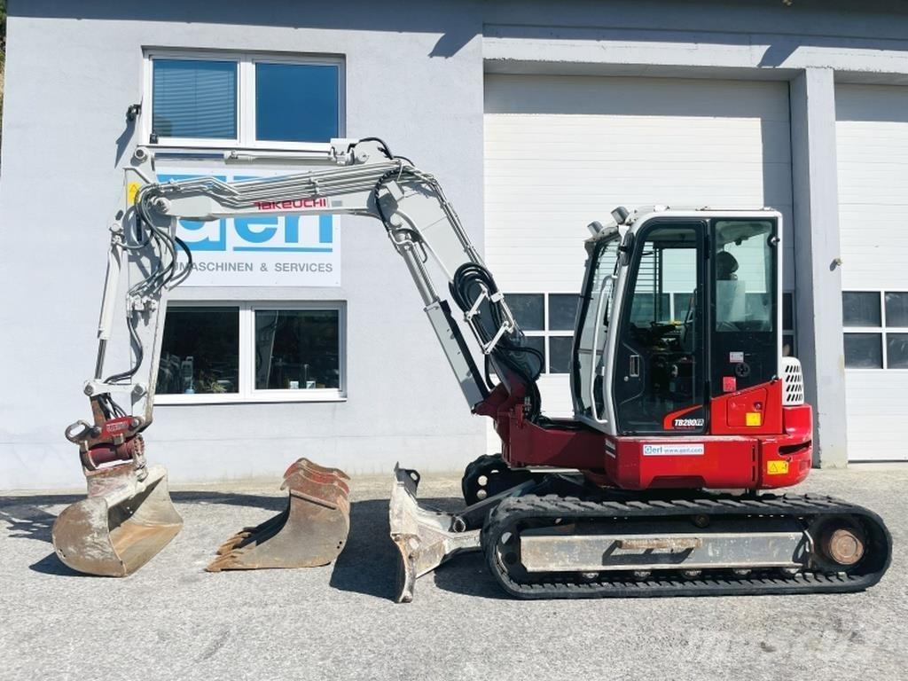 Takeuchi TB280FR Mini rýpadla < 7t