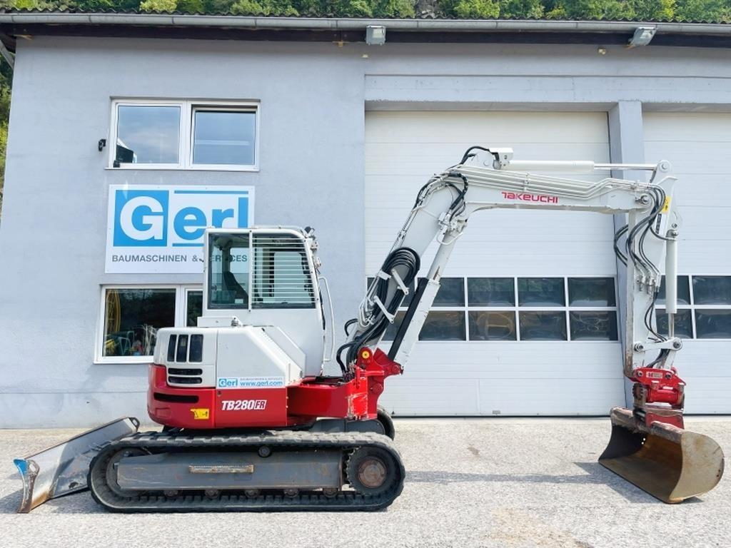 Takeuchi TB280FR Mini rýpadla < 7t