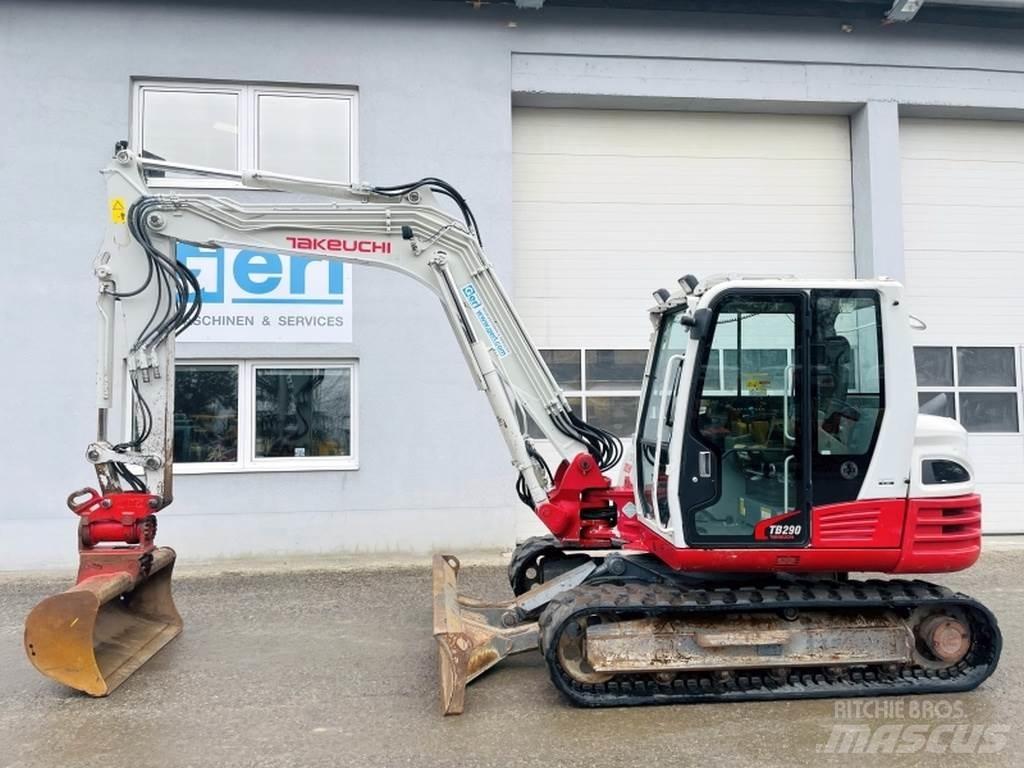 Takeuchi TB290 Mini rýpadla < 7t