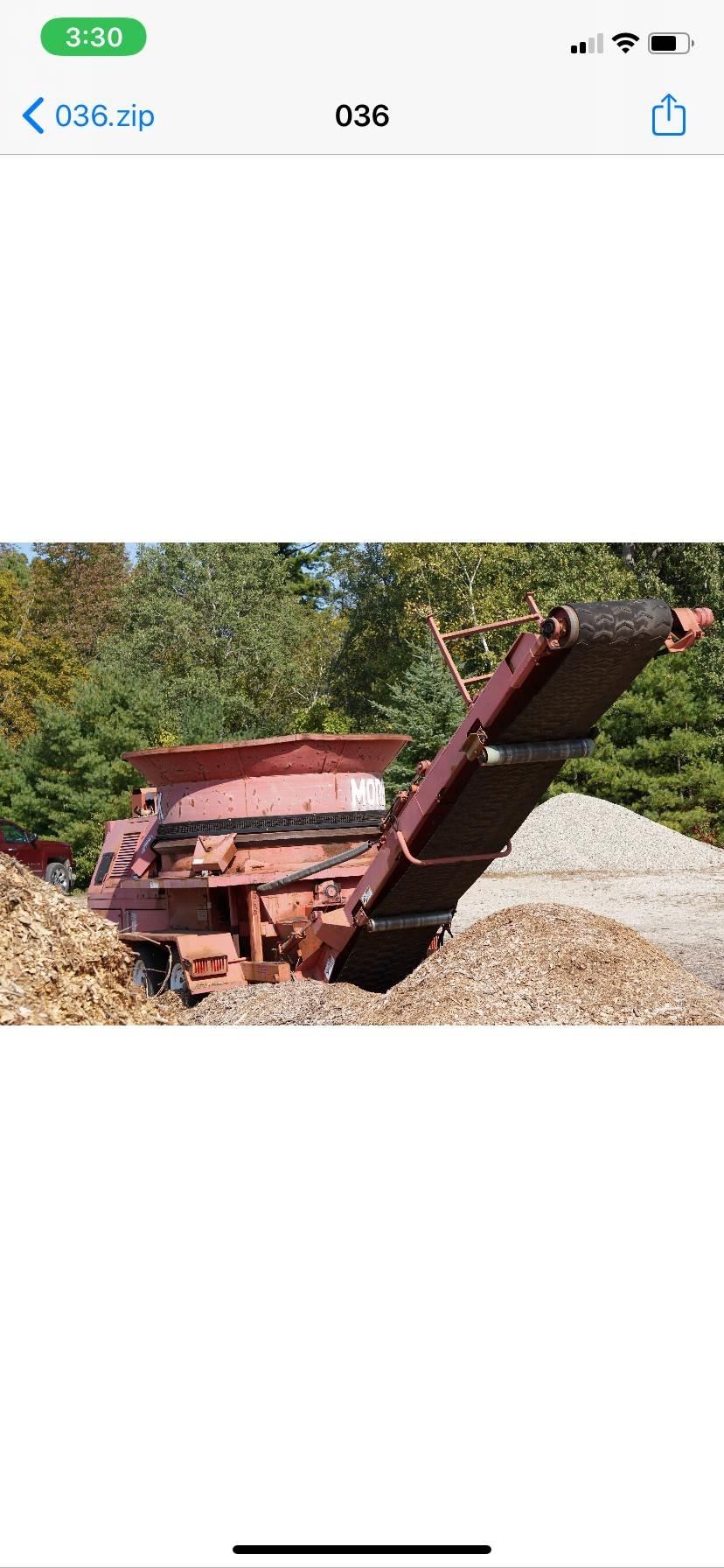 Morbark 950 Pily