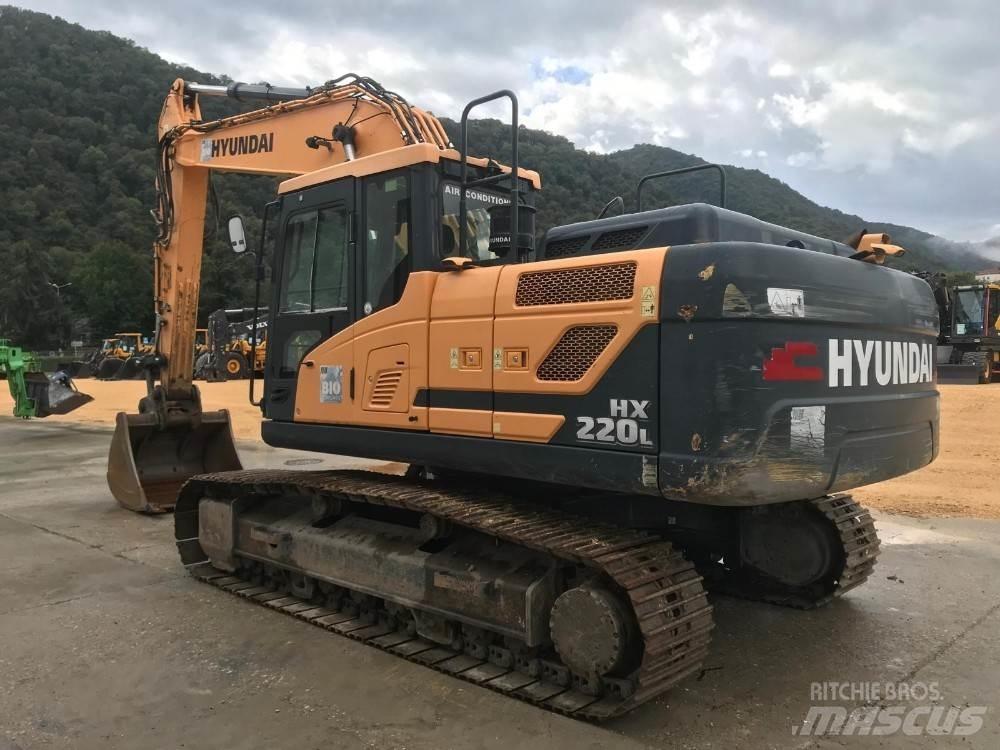 Hyundai HX220L Pásová rýpadla