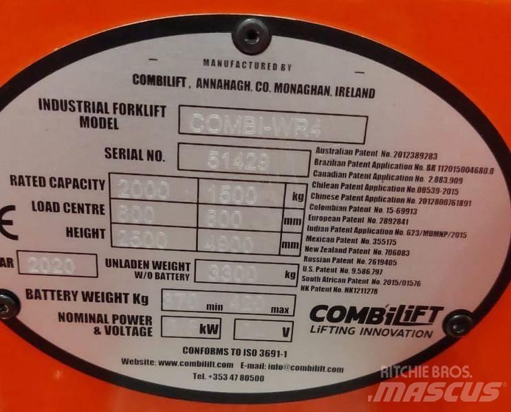 Combilift WR4 4 cestní vysokozdvižné vozíky