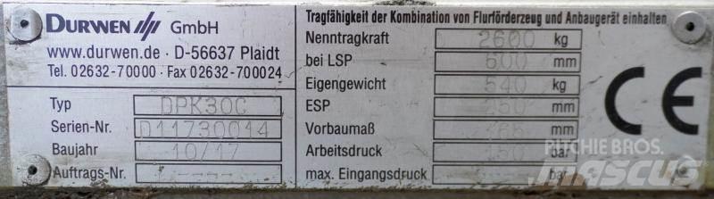 Durwen DPK30C Manipulace s materiálem – ostatní