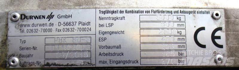 Durwen PBK80-S Další příslušenství a komponenty