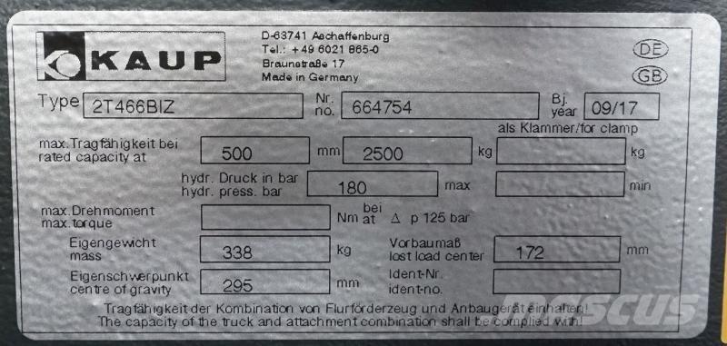 Kaup 2T466BIZ Další příslušenství a komponenty