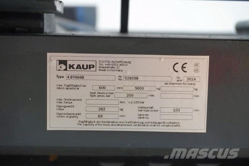 Kaup 4,8T 466B Další příslušenství a komponenty
