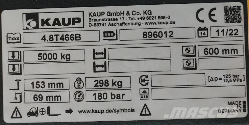 Kaup 4,8T466B Další příslušenství a komponenty