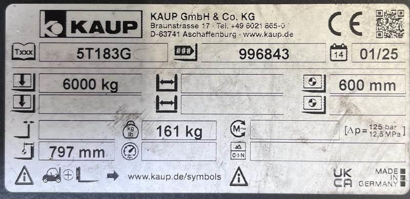 Kaup 5T183G Další příslušenství a komponenty