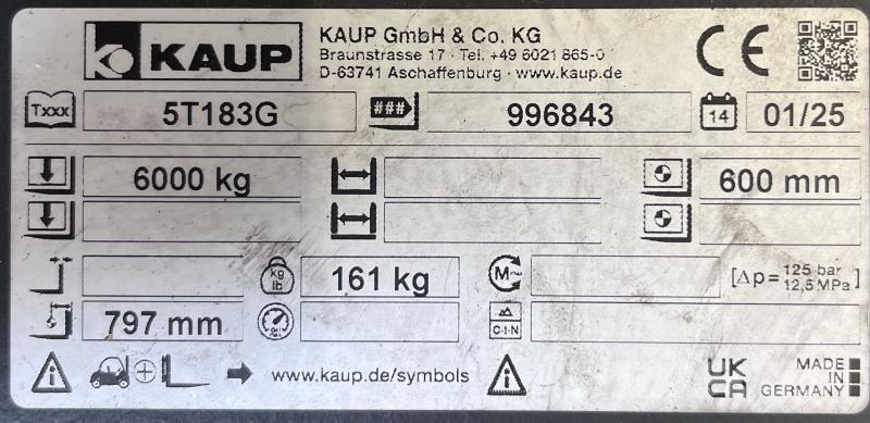 Kaup 5T183G Další příslušenství a komponenty