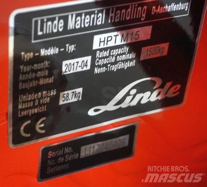 Linde HPT M 15 Ruční paletový vozík