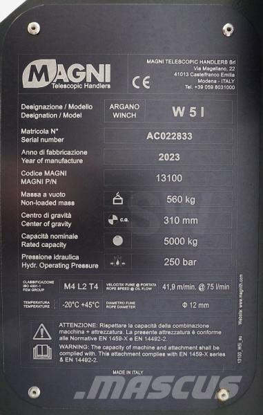 Magni W 5 I Manipulace s materiálem – ostatní