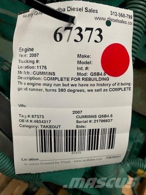 Cummins QSB4.5 Motory