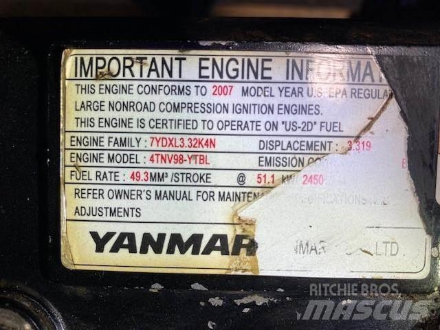 Yanmar 4TNV98-YTBL Motory