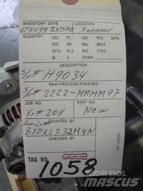 Yanmar 4TNV98-ZNSAD Motory